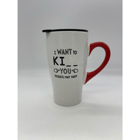 Simply Said I Want to Ki.. You Travel Coffee Mug - Picture 2 of 4